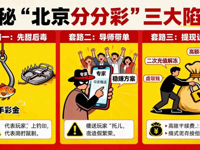 揭秘北京分分彩三大收割套路：看似稳赚，实则是精准割韭菜