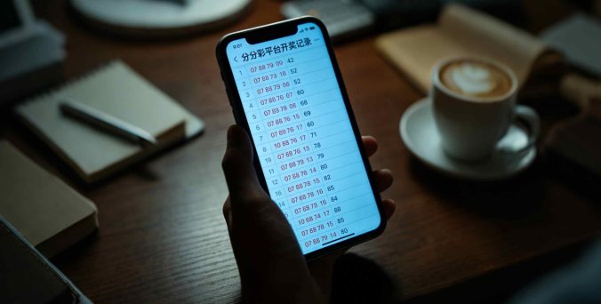 手机屏幕还亮着最后一个分分彩平台的开奖记录